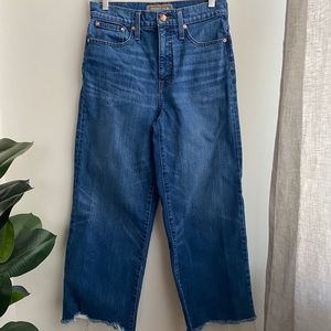 J.crew Point Sur Wide Leg Crop jeans